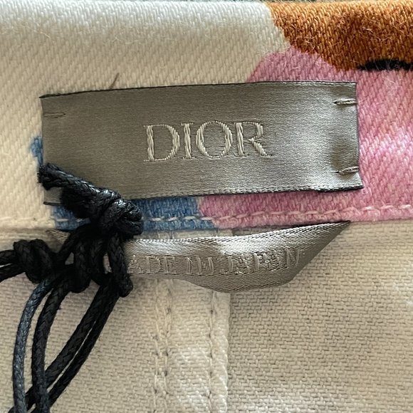 *SOLD* Dior x Alex Foxton resort 2020 white jean jacket - Picture 7 of 15